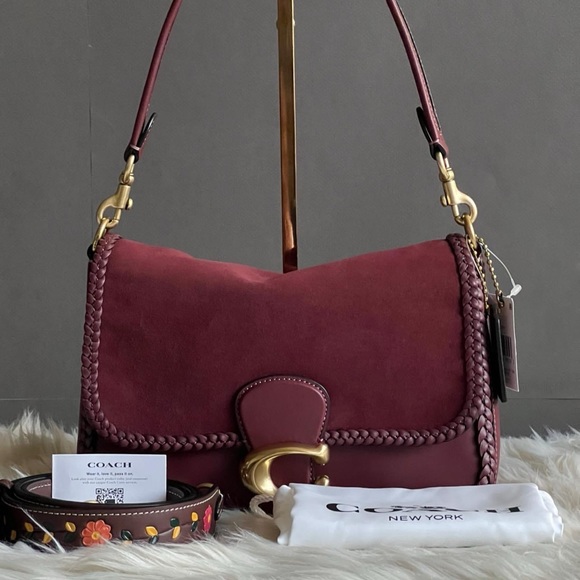 💰SOLD - CJ817 - Coach Soft Tabby Shoulder Bag with Braid - Picture 11 of 13